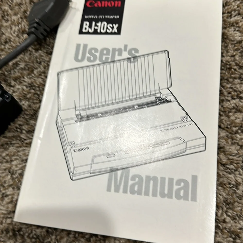 Canon BJ-10sx Printer in Cream